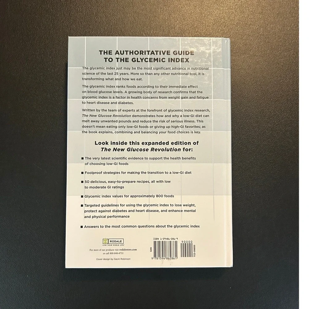 The New Glucose Revolution Glycemic Index Diet Weight Loss Hardcover Book